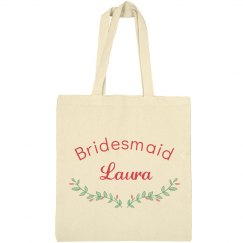 Beautiful tote bag for bridesmaid