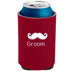 Groom Mustache Koozie