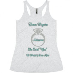 Ladies Slim Fit Super Soft Racerback Triblend Tank