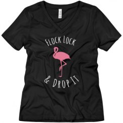 Ladies Relaxed Fit V-Neck Tee