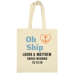 Oh Ship Nautical Wedding Tote Bag