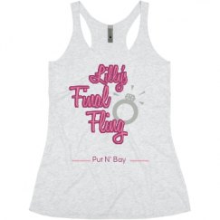 Ladies Slim Fit Super Soft Racerback Triblend Tank