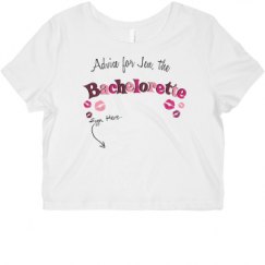 Ladies Slim Fit Crop Top Tee