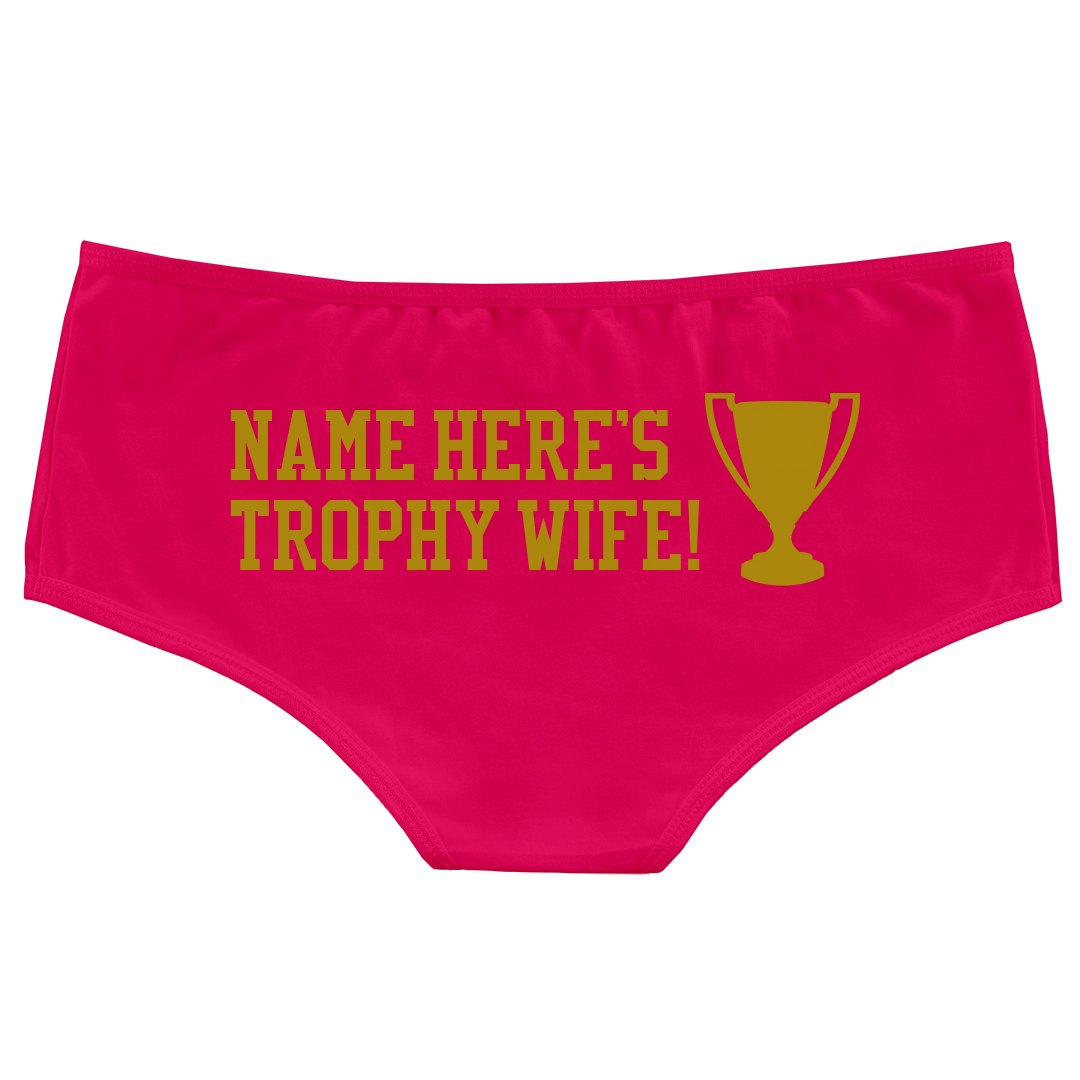 Trophy Wife Undies - Low-Rise Underwear