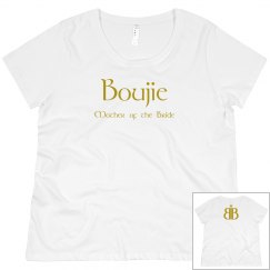 Boujie Mother of Bride Back Logo Gold and Black Plus