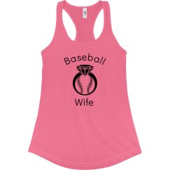 Baseball Wife Raceback Tee