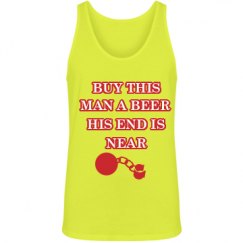 Unisex Jersey Neon Tank Top
