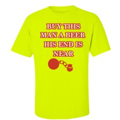 Unisex Ultra Cotton Safety Neon Crewneck Tee