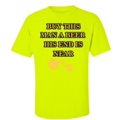 Unisex Ultra Cotton Safety Neon Crewneck Tee