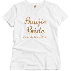 Bougie Bride: Only the best will do Gold Metallic