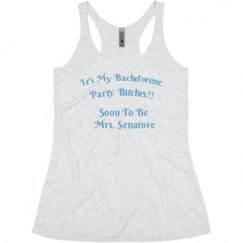 Ladies Slim Fit Super Soft Racerback Triblend Tank