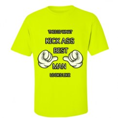 Unisex Ultra Cotton Safety Neon Crewneck Tee