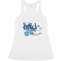 Bride Hibiscus Tank