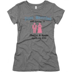 Ladies Slim Fit Super Soft Triblend Tee