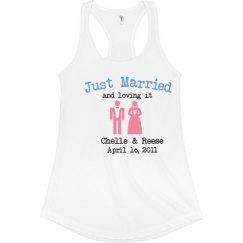 Ladies Slim Fit Racerback Tank Top