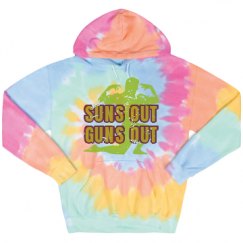 Unisex Tie-Dye Fleece Hoodie
