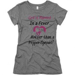 Ladies Slim Fit Super Soft Triblend Tee