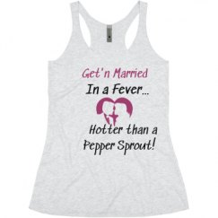 Ladies Slim Fit Super Soft Racerback Triblend Tank