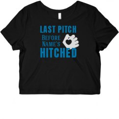 Ladies Slim Fit Crop Top Tee