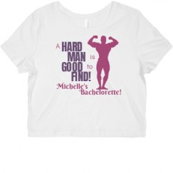 Ladies Slim Fit Crop Top Tee