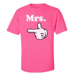 Unisex Ultra Cotton Safety Neon Crewneck Tee