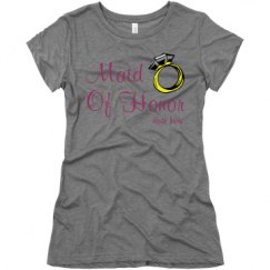 Ladies Slim Fit Super Soft Triblend Tee
