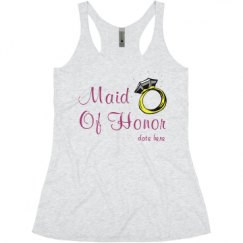 Ladies Slim Fit Super Soft Racerback Triblend Tank