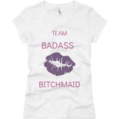 Ladies Slim Fit Basic Promo Jersey Tee