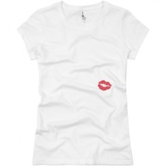 Ladies Slim Fit Basic Promo Jersey Tee