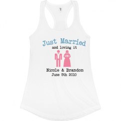 Ladies Slim Fit Racerback Tank Top