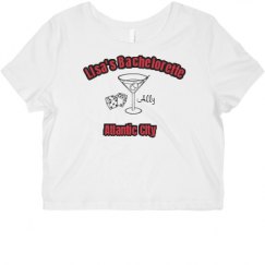 Ladies Slim Fit Crop Top Tee