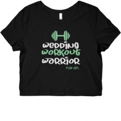 Ladies Slim Fit Crop Top Tee