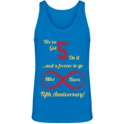 Unisex Jersey Neon Tank Top